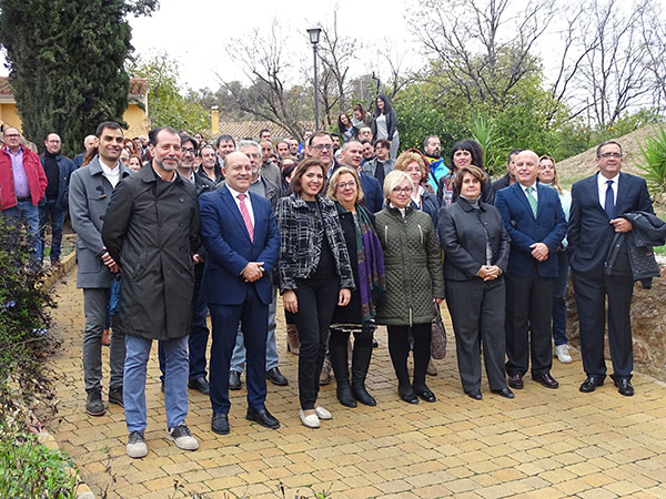 Foto de la inauguración del complejo rural